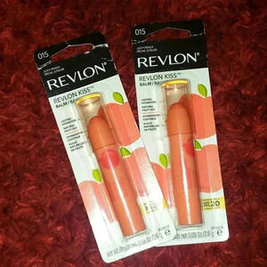 Revlon KISS Balm 015 Juicy Peach Lot Of 2 Bundle